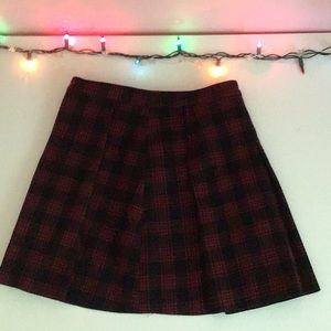 Plaid forever 21 skirt
